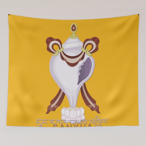 Item preview, Sankha (White Conch) - Buddhist & Hindu Ashtamangala designed and sold by RedeyeDigital.