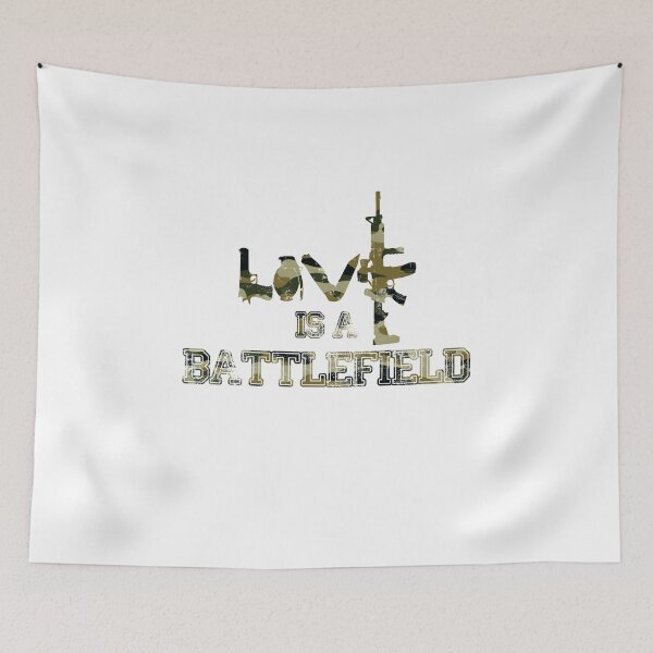 Item preview, Love is a battlefield - version 4 - camouflage designed and sold by Supreto.
