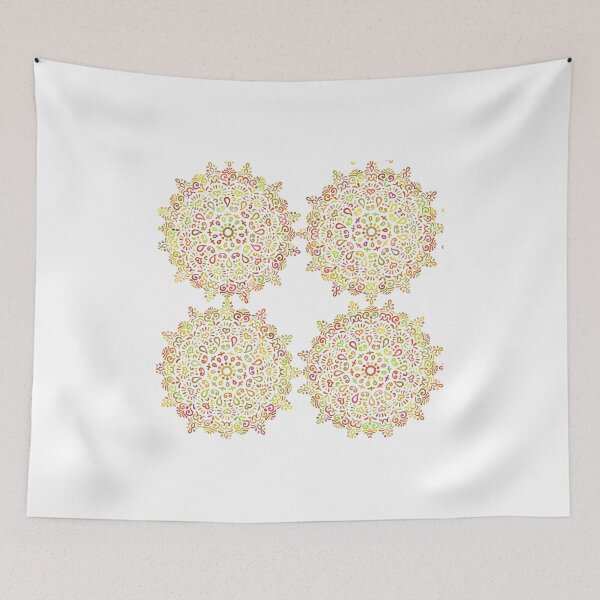Aperçu de l'œuvre Motif floral rond d'ornement de Mandalas créée et vendue par amovitania.