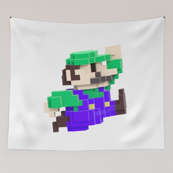 Item preview, Luigi Bros 8 bit designed and sold by Marcuccio.