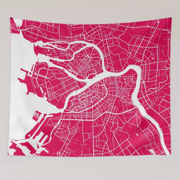 Item preview, Saint Petersburg map raspberry designed and sold by mapsart.