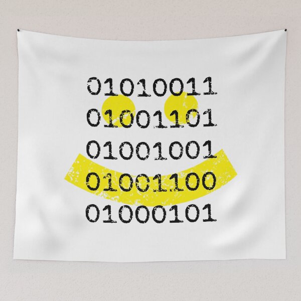 Item preview, BINARY CODE SMILE designed and sold by ongadesign.