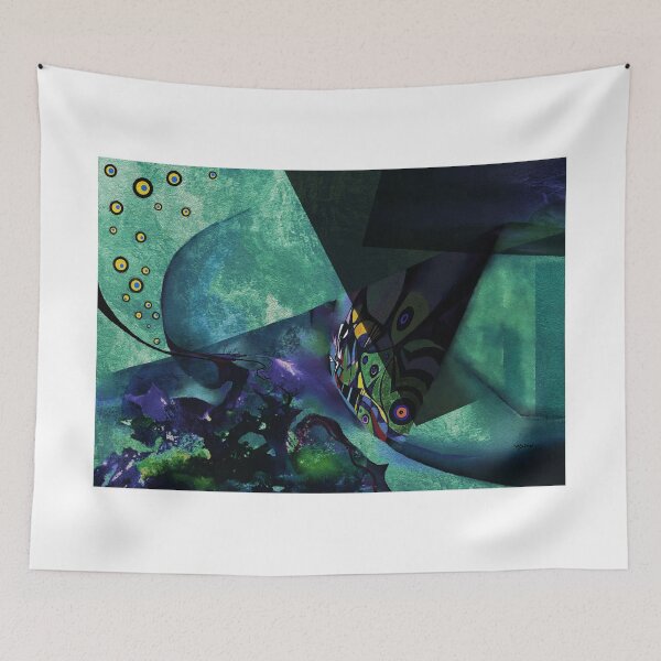 Item preview, bluegreen scenery designed and sold by Wolfgang Schweizer.