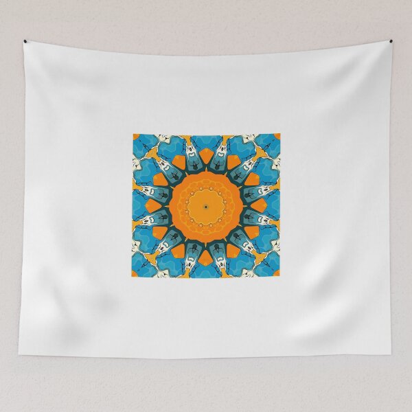 Item preview, Orange And Blue Abstract designed and sold by Phil Perkins.