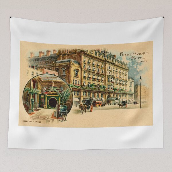 Item preview, First Avenue Hotel London, Victorian lithograph advert designed and sold by aapshop.