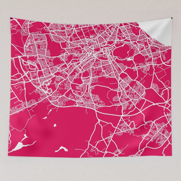 Item preview, Edinburgh map raspberry designed and sold by mapsart.