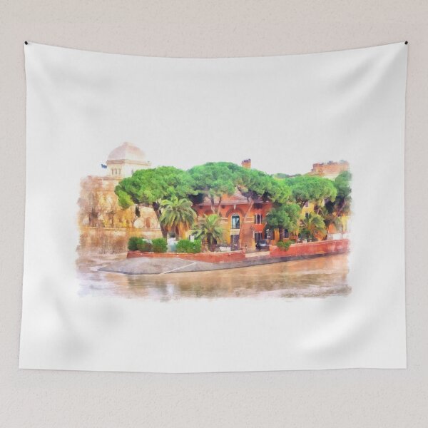 Item preview, Rome: Tiber River Tiber island designed and sold by Giuseppe Cocco.