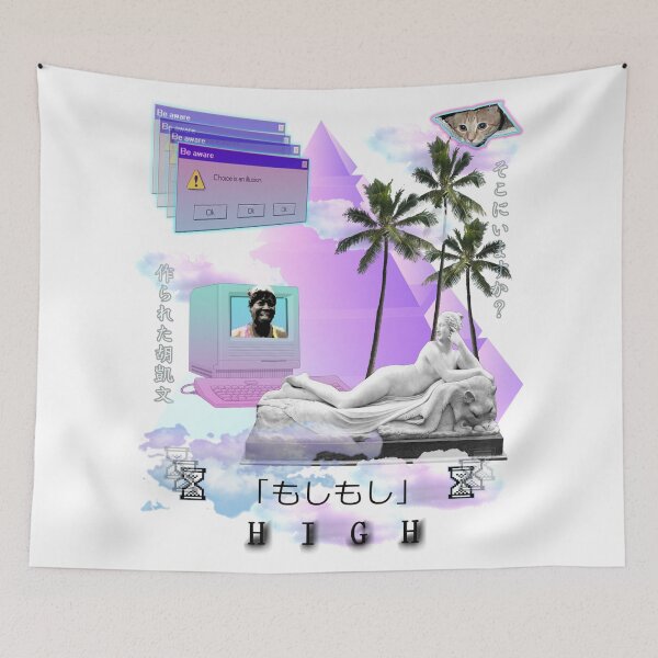 Item preview, Hello are you there? High Vaporwave  designed and sold by Kevin Hu.