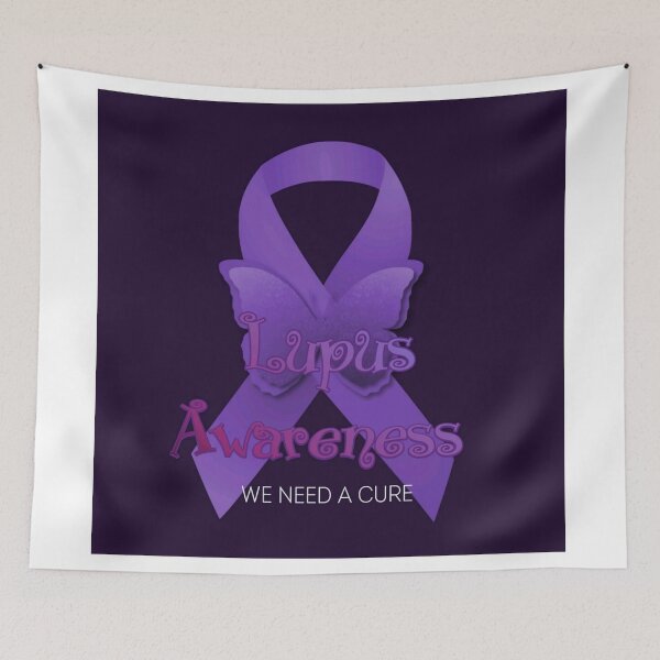 Item preview, Purple Ribbon Lupus Awareness, We need a Cure designed and sold by Alondra.