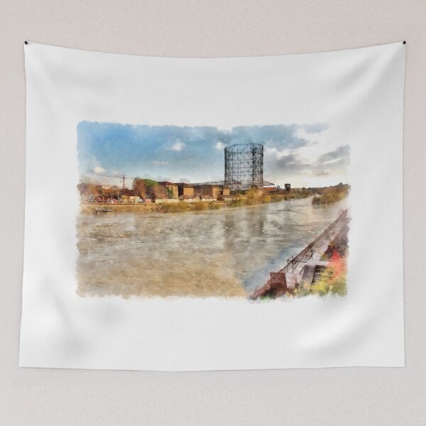 Item preview, Rome: Tiber River gasometer and industrial archeology designed and sold by Giuseppe Cocco.