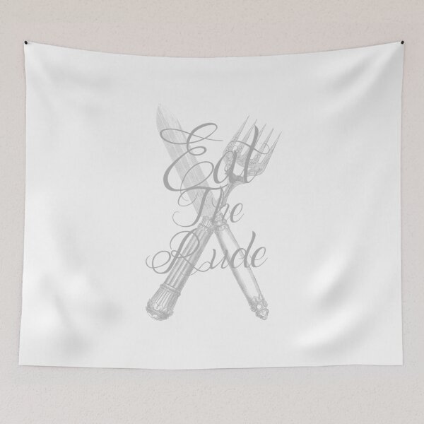 Item preview, Eat the rude (WHITE) designed and sold by moinsdetrois.