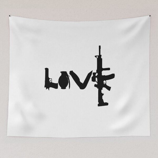 Item preview, Love weapons - version 1 - black designed and sold by Supreto.