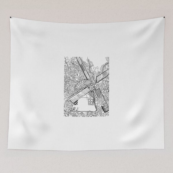 Item preview, Windmill doodle designed and sold by Dottie Cooper-Katz.