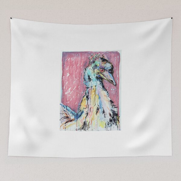 Item preview, Emu with red designed and sold by Paul Oswin.