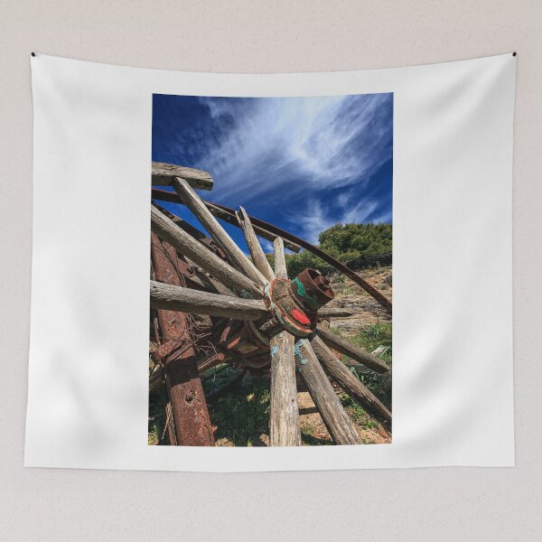 Item preview, Part of a wheel from a broken wooden wagon designed and sold by Antonis Lemonakis.