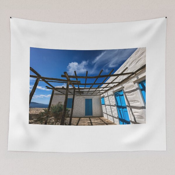 Item preview, Traditional white house with pergola designed and sold by Antonis Lemonakis.