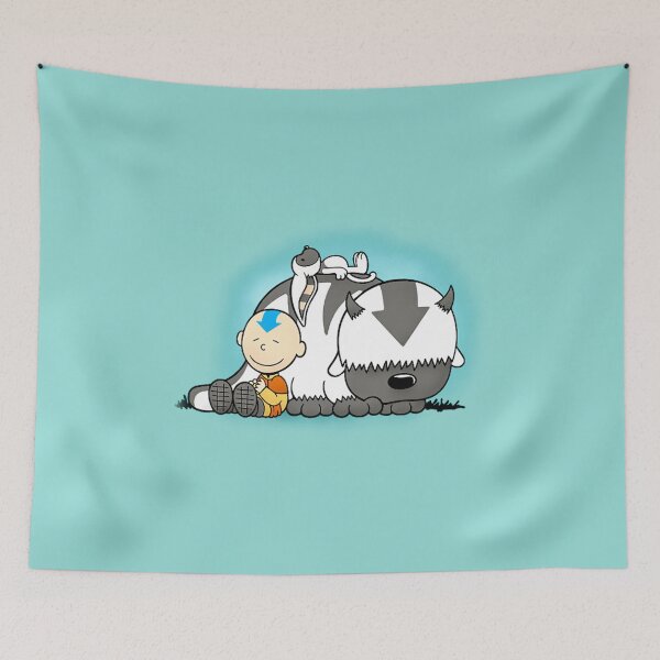 Item preview, Aang And Appa Avatar designed and sold by Mifaftenet.