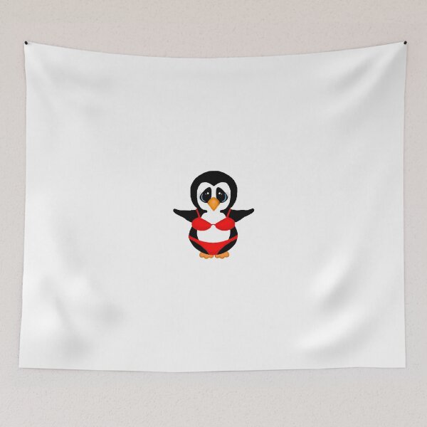 Aperçu de l'œuvre Pingouin en Bikini rouge créée et vendue par BeachBumFamily.