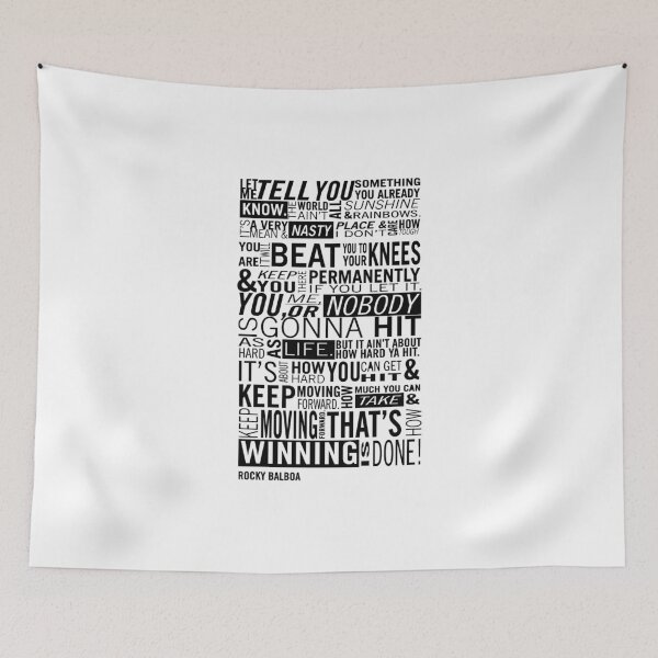 Item preview, Rocky Quote designed and sold by Mifaftenet.