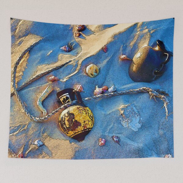 Item preview, Greek amphora with old rope designed and sold by HumusArt.