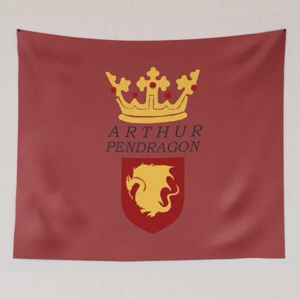 Item preview, Arthur Pendragon Crest Print (BBC Merlin) designed and sold by siankjellberg.