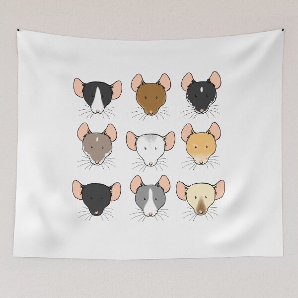Item preview, Ratty Faces designed and sold by sillybadger.