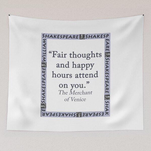 Item preview, Fair Thoughts And Happy Hours - Shakespeare designed and sold by CrankyOldDude.