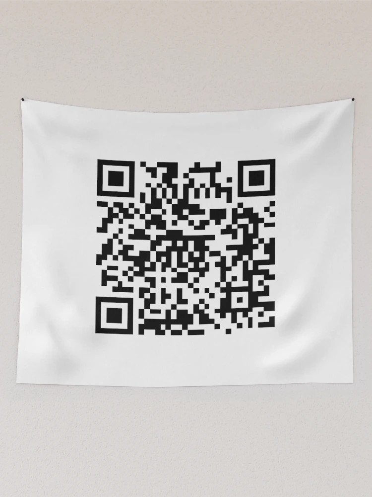 Aperçu 2 sur 3. Tentures avec l'œuvre QR [Roufxis-Rb] créée et vendue par RoufXis.