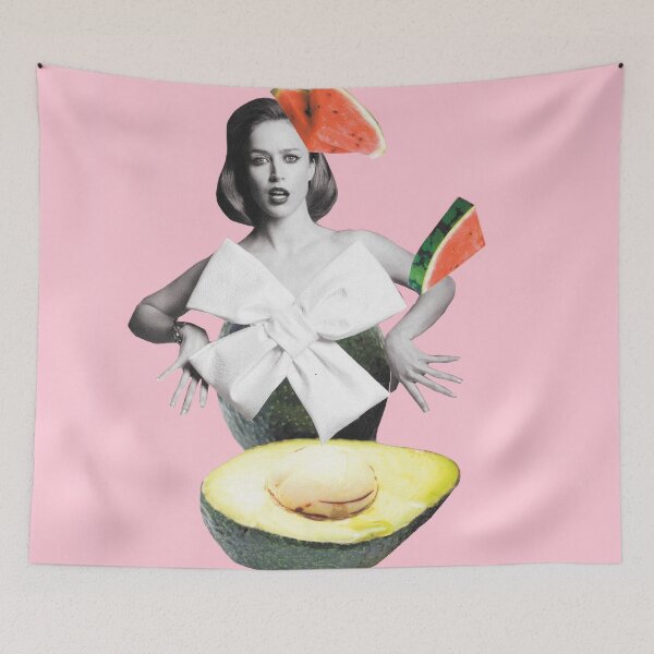 Item preview, Roly-Poly Avocado designed and sold by Kiki Collagist.