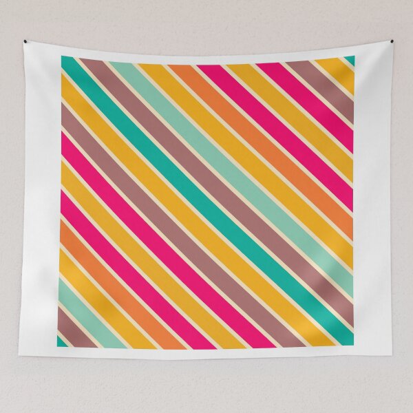 Item preview, Colorful diagonal stripes designed and sold by lalylaura.