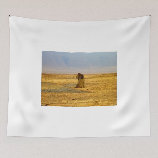 Item preview, Lion in Ngorongoro Crater designed and sold by nakamitsud.