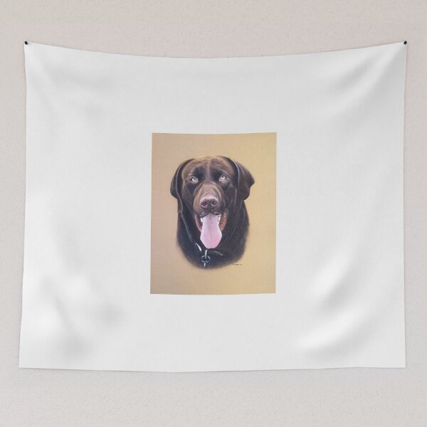 Item preview, Mo the beautiful chocolate Labrador designed and sold by micheleashby.