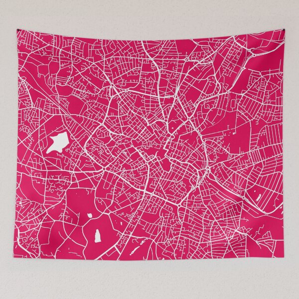 Item preview, Birmingham map raspberry designed and sold by mapsart.