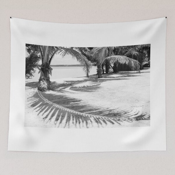 Item preview, Palm and shadow on beach designed and sold by Brian Scantlebury.
