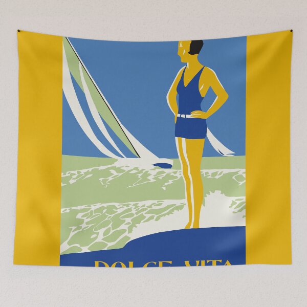 Artikelvorschau, Dolce Vita, Jazz-Alter Deco-Stil Strand Meer Sommer Reisen entworfen und verkauft von aapshop.