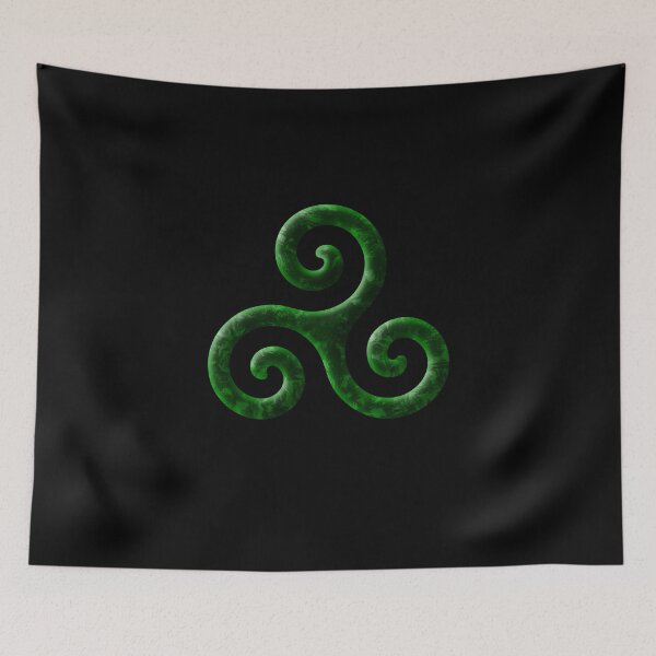Item preview, Triskele -green designed and sold by Hondrus.