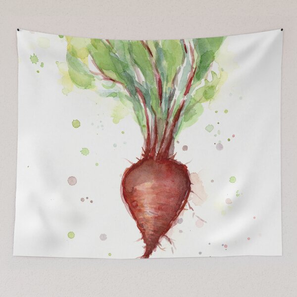 Item preview, Red Beet Watercolor designed and sold by Olga Shvartsur.