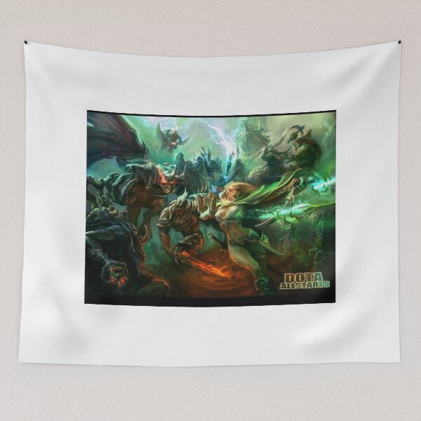 Item preview, Dota 2 Video Game Poster designed and sold by Marcuccio.