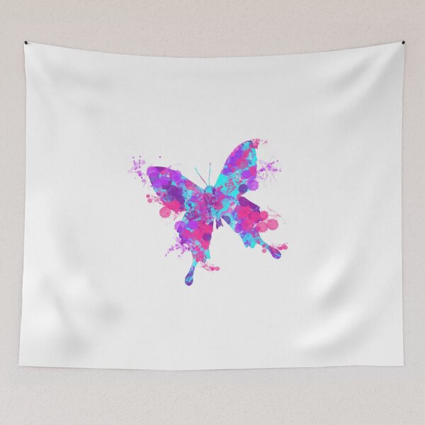 Aperçu de l'œuvre Pretty Artistic Paint Splatter Butterfly créée et vendue par Artification.