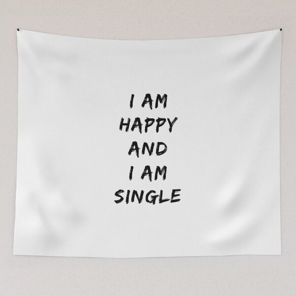 Item preview, Happy and Single designed and sold by carteblantze.