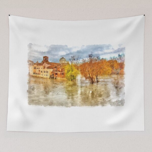 Item preview, Rome: Tiber River Tiber island designed and sold by Giuseppe Cocco.