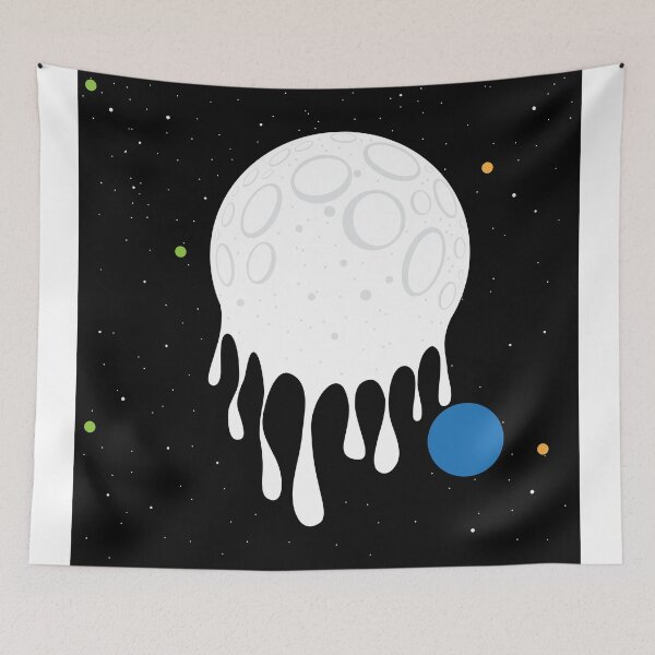 Item preview, painted moon designed and sold by Tony Vazquez.