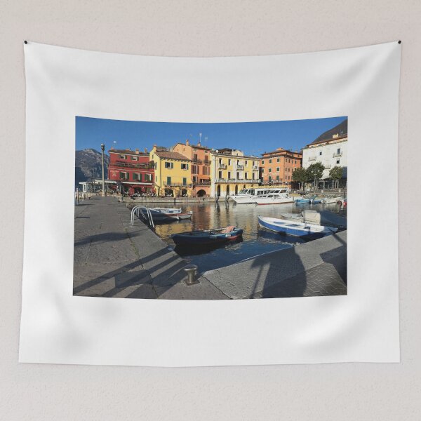 Item preview, Malcesine harbor designed and sold by annalisa56.