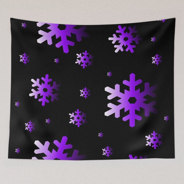 Item preview, Purple Snowflakes designed and sold by Alienzombie13.