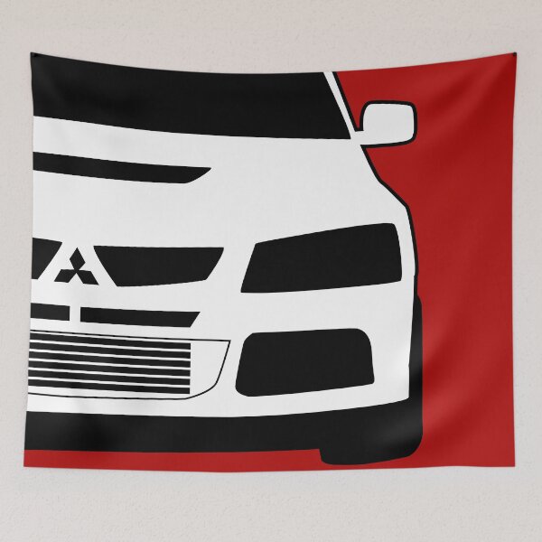 Item preview, Mitsubishi Lancer Evo - Zoom Close Up Left Side Corner Edge - Sticker / Case Design designed and sold by TheStickerLab.