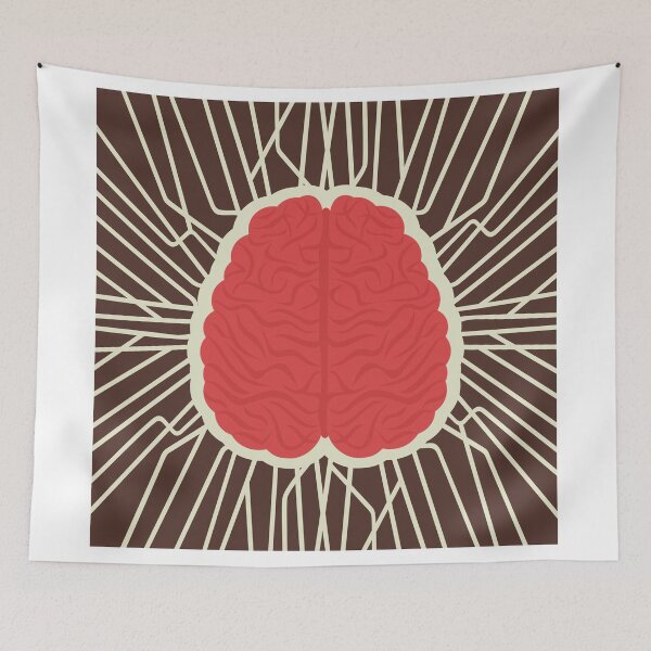 Item preview, abstract brain design designed and sold by creativeaart.