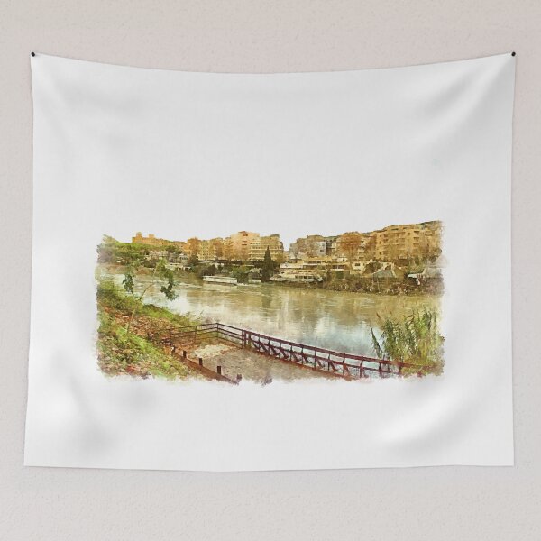 Item preview, Rome: Tiber River urban landscape designed and sold by Giuseppe Cocco.