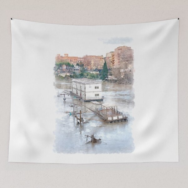 Item preview, Rome: Tiber River urban landscape designed and sold by Giuseppe Cocco.