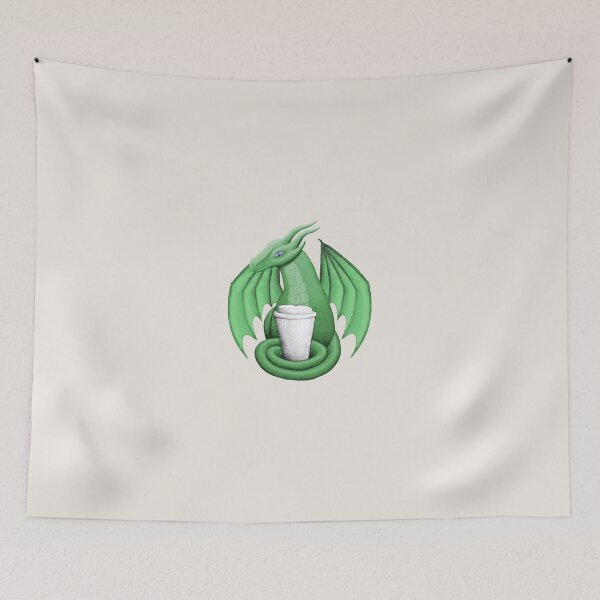 Item preview, Green Dragon with Latte (purple eye) designed and sold by shaneisadragon.