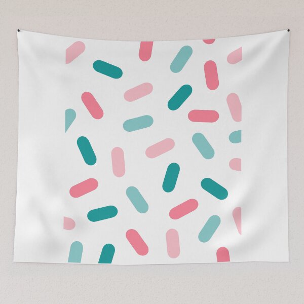 Item preview, Head Rush - throwback 1980s style classic neon vintage pop art abstract pattern designed and sold by wackadesigns.